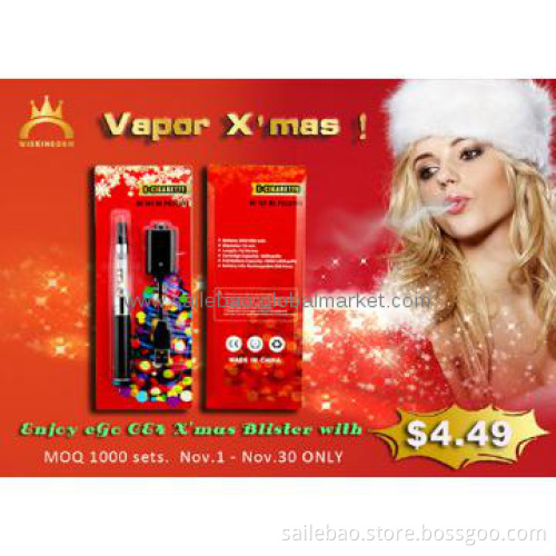 happy christmas gift promotional blister ego ce4 starter kit